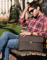 Deve Briefcase Man Black Casual