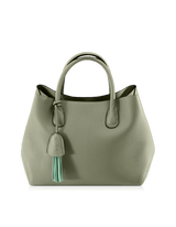 Tassia Short-Handle Handbag Mud