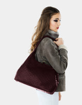 Aurora Shoulder Bag Bordeaux