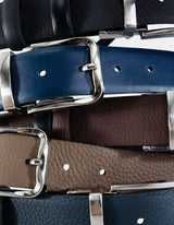 Zerus Mens Belt, Black-Classic, Brown-Casual