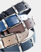 Zerus Mens Belt, Black-Classic, Brown-Casual