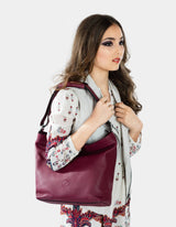 Ceres Shoulder-Crossbody Handbag Dark Brown with Adjustable Strap