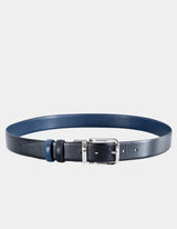 Zerus Mens Belt, Black-Classic, Blue-Classic