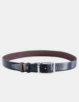 Zerus Mens Belt, Black-Classic, Brown-Casual