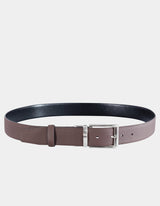 Zerus Mens Belt, Black-Classic, Brown-Casual