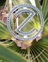 Dalia Full Stone Bright Plated Belt Buckle