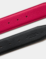 Dalia Dark Plated Buckle with Red Leather Belt