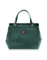 Adakee Handbag Metallic Green