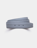 Marlo Warm Grey Calf leather Dark Tone Buckle Belt