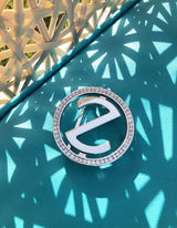 Dalia Half Stone Bright Plated belt Buckle