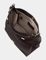 Clementia Hobo Bag Dark Brown