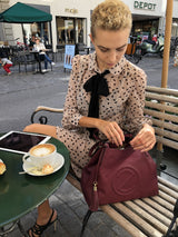 Minerva Hobo Bordeaux