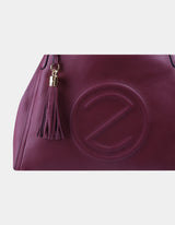 Minerva Hobo Bordeaux