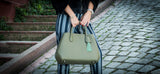 Tassia Short-Handle Handbag Mud