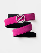 Dalia Half Stone Bright Plated belt Buckle