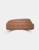 Solume Tan Calf Full Grain Leather Belt