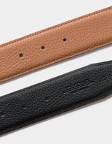 Solume Tan Calf Full Grain Leather Belt