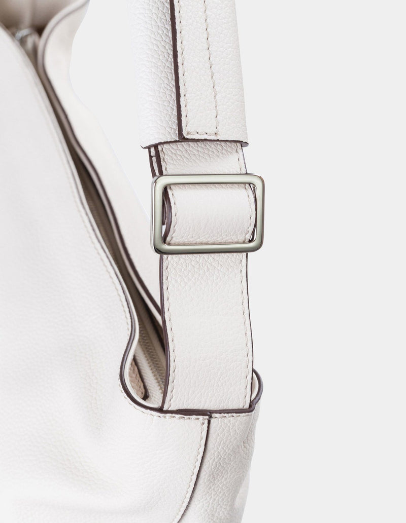 Ceres Shoulder-Crossbody Handbag Mud with Adjustable Strap
