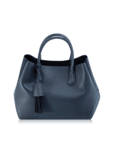 Tassia Short-Handle Handbag Black