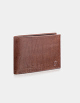 Colombo Wallet Man Brown Lezard