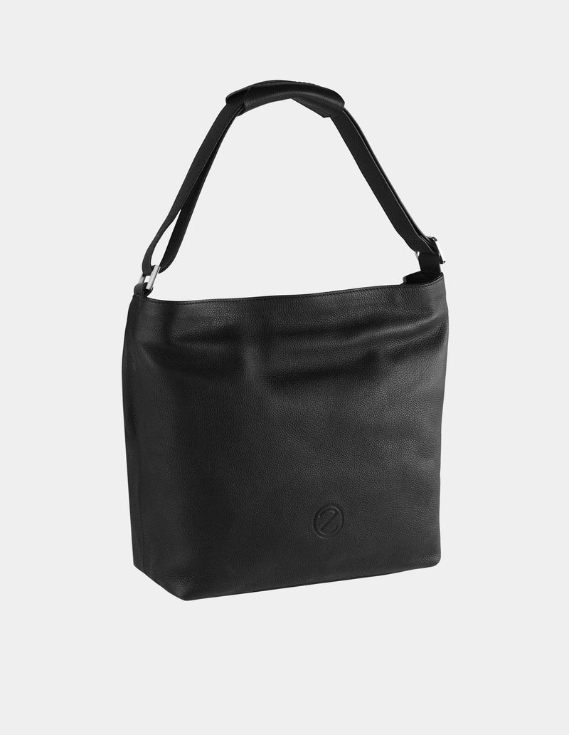 Ceres Shoulder-Crossbody Handbag Black with Adjustable Strap