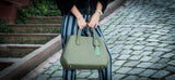 Tassia Short-Handle Handbag Black