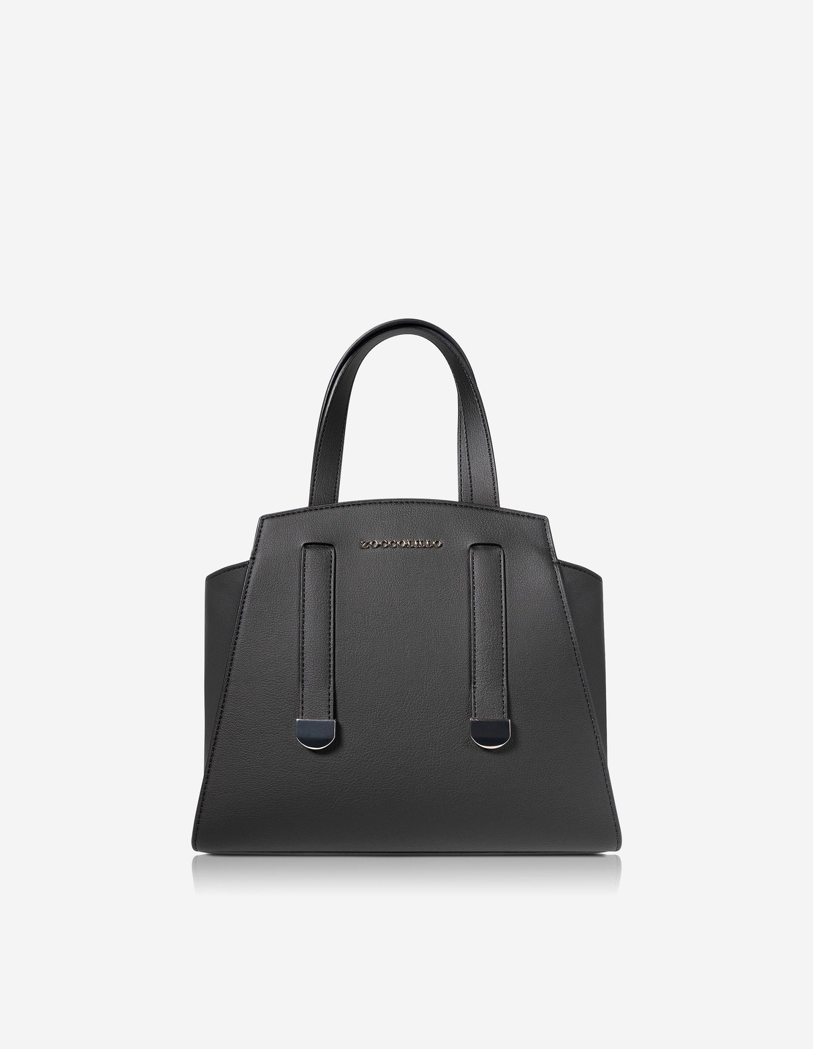 ★DE MERIEL★ Cayley Boston Bag Plus Black Demeriel Cayley Boston Bag Plus